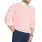 Tommy Hilfiger Men's Signature Regular-Fit Solid V-Neck Sweater Pink Size L