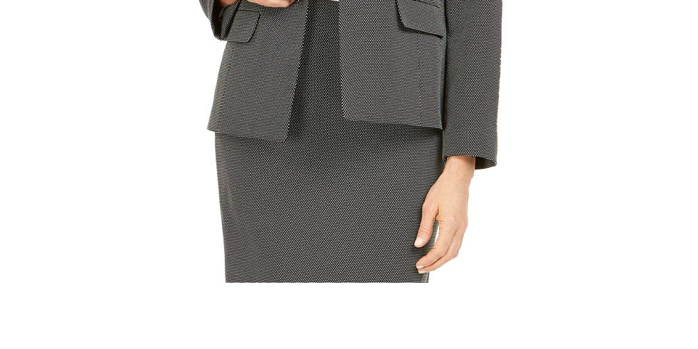 Kasper Women's Notch Collar Blazer Black- Size 4