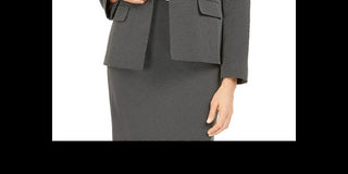 Kasper Women's Notch Collar Blazer Black- Size 4