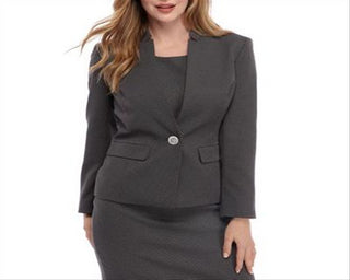 Kasper Women's Notch Collar Blazer Black- Size 4