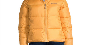 Columbia Women's Puffect Insulated Jacket Small Raw Honey Yellow Size S
