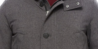 Dockers Men's Titus Arctic Cloth City Parka Coat Grey Size Large