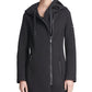 DKNY Women's Asymmetrical Jacket Black Size X-Large