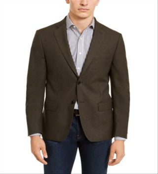 Calvin Klein Men's Slim Fit Stretch Sport Coat Green Size 42
