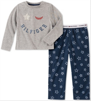 Tommy Hilfiger Toddler Little & Big Girls 2 Pc Star Print Pajama Size XXS