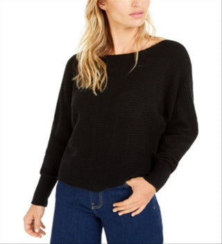 Bar III Women's Dolman Sleeve Sweater Black Size XXS