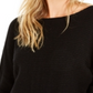 Bar III Women's Dolman Sleeve Sweater Black Size XXS