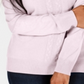 Karen Scott Women's Patterned Long Sleeve Crew Neck T-Shirt Pink Size XX-Large