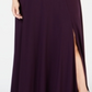 R & M Richards Women's Embellished Short Sleeve Sweetheart Neckline Full Length Sheath Formal Dress Purple Size 18W