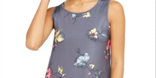 Ideology Women's Fitness Workout Tank Top Gray Size S