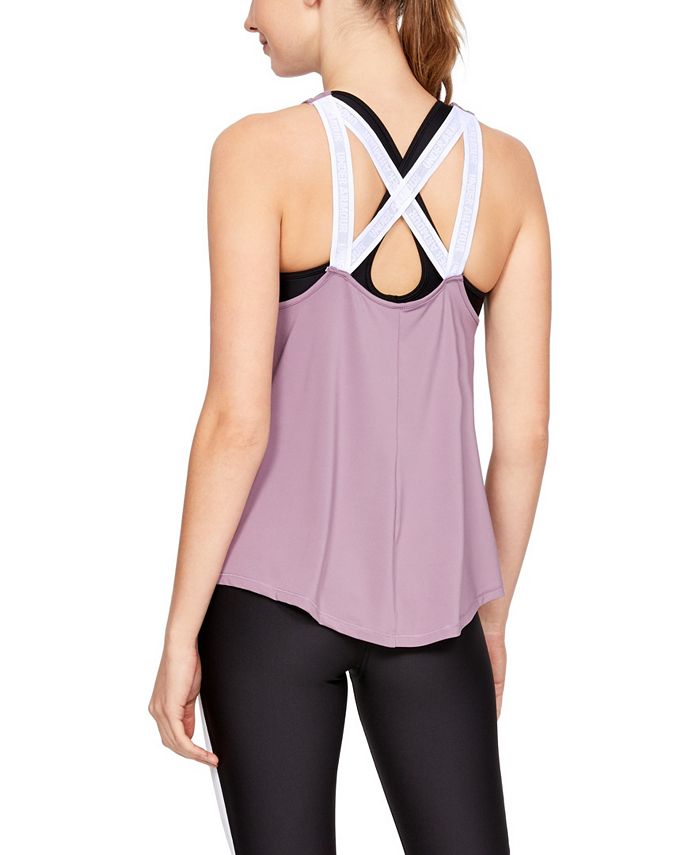 Under Armour Womens Sport Tank Top Pink Size Small