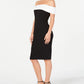 Calvin Klein Women's Seamed Off the Shoulder Dress Black Size 2 Petite