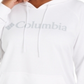 Columbia Women's Logo Print French Terry Hoodie White Size 1X