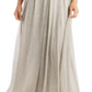 R & M Richards Metallic Crinkle Gown Beige Size 6 Petite