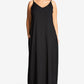 City Chic Women's MAXI V NECK Black Size X-Small