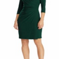 Ralph Lauren Women's Keyhole Stretch Jersey Dress Green Size 18