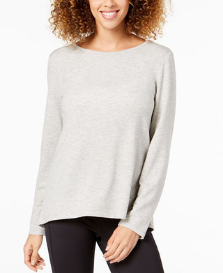 Ideology Women's Cutout Pullover Blouse Black Size X-Large