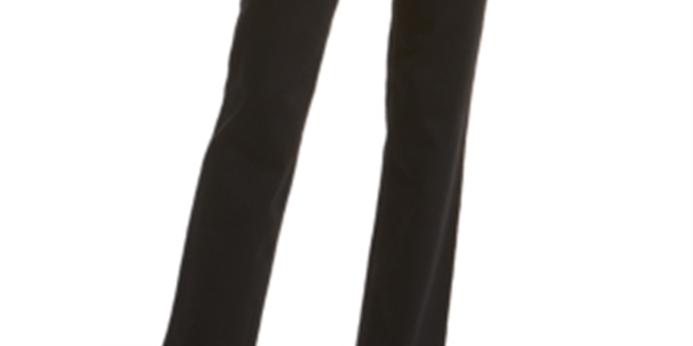 Style & Co Women's Ella Straight Jeans Black Size Petite Small