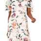 Calvin Klein Women's Floral Maxi Dress Pink Size -10