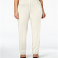 Alfani Women's Modern Straight Leg Pants Ivory Size 22W