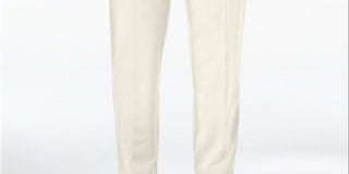 Alfani Women's Modern Straight Leg Pants Ivory Size 22W