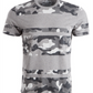 American Rag Men's Blocked Camo T-Shirt Gray Size Large