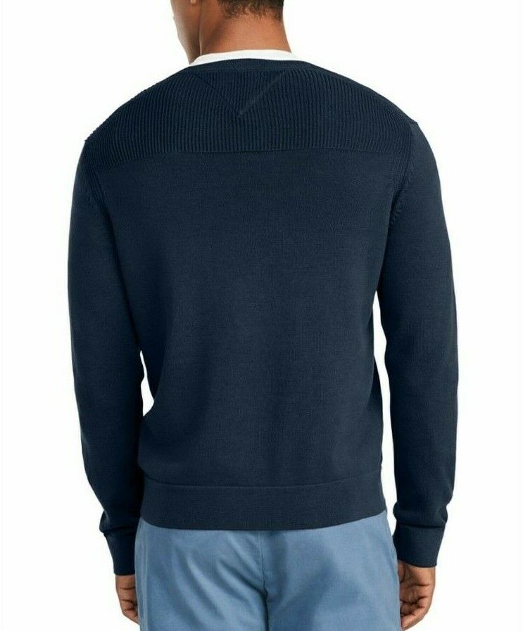 Tommy Hilfiger Men's Big & Tall Stanley Sweater Brown Size XXL