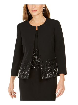 Kasper Women's Suit Wear to Work Jacket Black Size 8 Petite