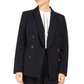 Calvin Klein Women's Knit Double Button Front Jacket Blue Size 16