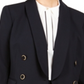 Calvin Klein Women's Knit Double Button Front Jacket Blue Size 16
