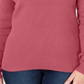 Karen Scott Women's Cotton V Neck Sweater Pink Size XX-Large