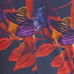Fuzzi Women's Embroidered Trim Floral Maxi Dress Blue Size Large