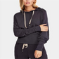 Free People Women's  Movement Drawstring Pullover Hoodie Mulberry Red Size S