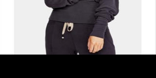 Free People Women's  Movement Drawstring Pullover Hoodie Mulberry Red Size S