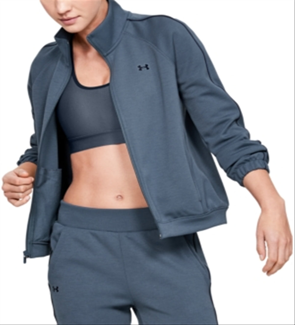 Under Armour Women's Fleece Training Jacket Gray Size Medium