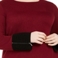 Alfani Women's Plus Colorblocked Ottoman Tunic Sweater Wine Size 4X