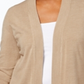Karen Scott Women's Plus Long Duster Cardigan Sweater Brown Size -2XL