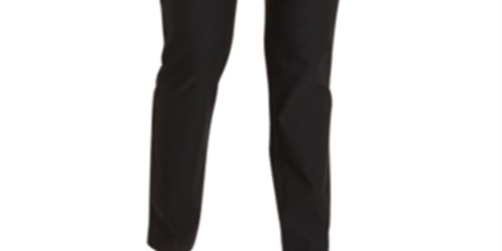 Charter Club Women's Cambridge Tummy Control Slim Leg Pants Black Size -8PS