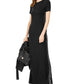 Michael Kors Women's Side Tape Maxi Dress Black Size -XL