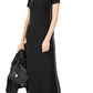 Michael Kors Women's Side Tape Maxi Dress Black Size -XL