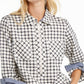 Tommy Hilfiger Women's Printed Zippered Top White Size XXL