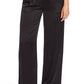Vince Camuto Women's Wide Leg Satin Trim Pants Black Size 4