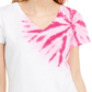 INC International Concepts Women's Cotton Embelished T-Shirt White Size Small