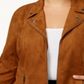 Style & Co Women's Plus Faux Suede Long Sleeves Basic Jacket Brown Size 0X