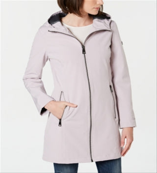 Calvin Klein Women's Water Resistant Raincoat Purple Size Petite XS