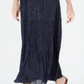 R & M Richards Women's Glitter Sleeveless Keyhole Maxi Empire Waist Evening Dress Blue Size 12