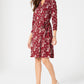 Charter Club Women's Printed Polo Shirtdress Red Size Petite XL