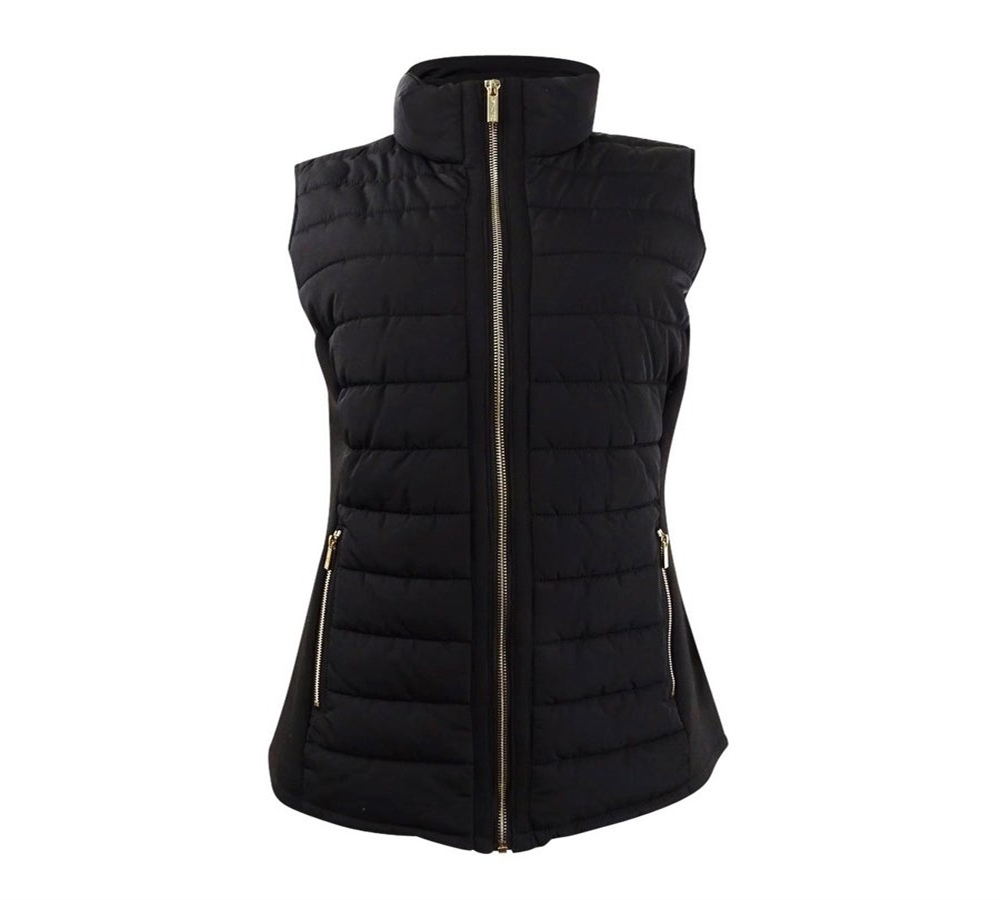 Calvin Klein Women's Woven Vest Black Size M
