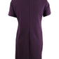Tommy Hilfiger Women's Plus Scuba Crepe Pocket Shift Dress Purple Size 14W