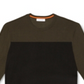 Calvin Klein Men's Merino Colorblock Sweater Green Size X-Large